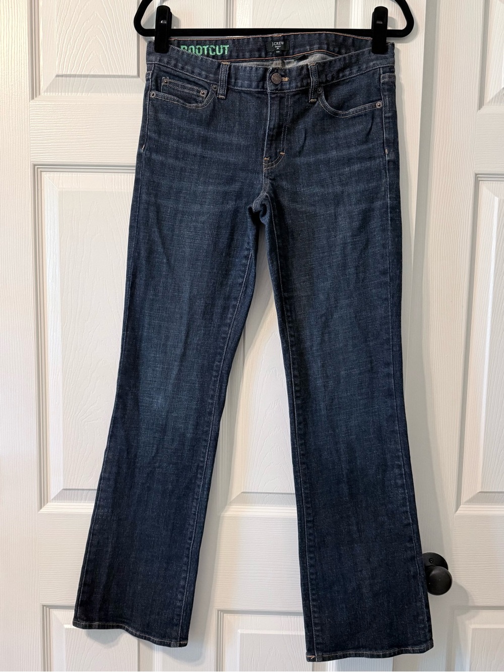J.Crew Stretch Bootcut Jeans Women’s 30R Dark Wash Denim Classic Y2K